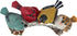 Design Toscano QM223531 Birdy Welcome Sign Garden Bird Statue, Small, Multicolored