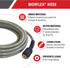 Simpson Cleaning 40224 Morflex Series 3300 PSI Pressure Washer Hose, Cold Water Use, 1/4 Inch by 25 Feet, Natural