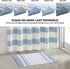 Madison Park Reversible Spa Rug 100%-Cotton Striped Ultra Soft Water Fast Bath Non-Slip Absorbent Quick Dry Mats for Tub, Shower Room, and Bathroom, 20"x30", Blue (MP72-6210)