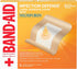 Band-Aid Brand Infection Defense Adhesive Wound Covers with Neosporin Antibiotic Ointment On The Pad for First Aid Wound Care, Bacitracin Zinc & Polymyxin B Sulfate, Sterile, Large, 6 ct