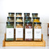 162 Minimalist Spice Jar Labels - Preprinted Spice Stickers - Black Text on White Waterproof Label - Fits Round Bamboo Jars or Rectangular Spice Jars - Herb Seasoning Kitchen Pantry Labels Stickers