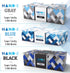 Disposable Blue Nitrile Gloves 100 Count - Latex Free Medical Gloves