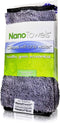 Nano Towels - Amazing Eco Fabric That Cleans Virtually Any Surface With Only Water. No More Paper Towels Or Toxic Chemicals. 4-Pack (8x8, Grey)