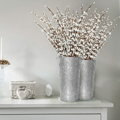 Rocinha 10 Pcs Jasmine Artificial Flowers 29.5'' Long Faux Jasmine Plant Fake Flowers White for Wedding Home DIY Floral Art Party Restaurant Hotel Office Decoration