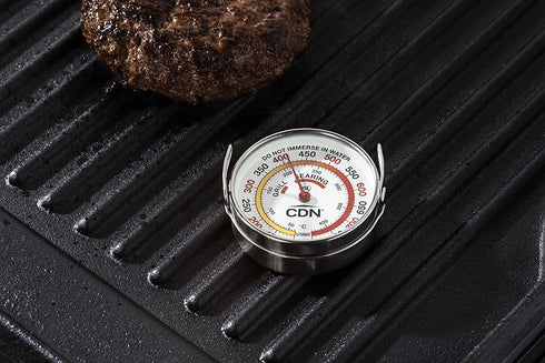 CDN Grill Surface Thermometer, Silver