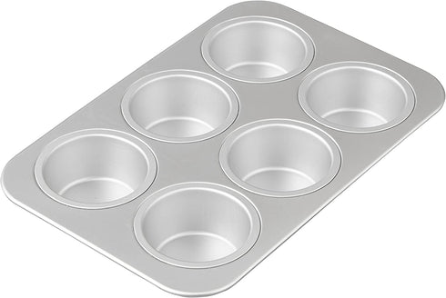 Wilton Jumbo Non-Stick Muffin Pan, 6-Cup