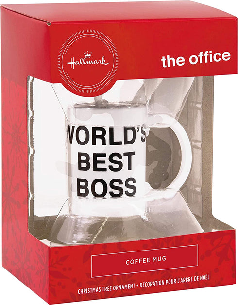 Hallmark Christmas Ornament, The Office World's Best Boss Coffee Mug