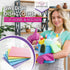 Pink Rhino Labs Swedish Dish Cloths - Reusable, Absorbent Cleaning Cloths for Home, Kitchen and Auto - Eco-friendly - Made in EU & Packaged in USA - Assorted