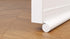 McDILS Under Door Draft Blocker White - Door Draft Stopper 32 to 38 inches - Weatherproofing Door Seal Strip - Draft Stopper for Bottom of Door - Noice Reduction Sound Proof Door Draft Blocker White