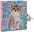 MOLLYBEE KIDS My Kitty Lock and Key Diary, 208 Pages, Measures 6.25 inches by 5.5 inches