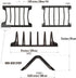 Prosumer's Choice Universal 5 Tablet and Smartphone Charging Organizer Rack/Desktop Stand Holder