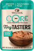 Wellness CORE Tiny Tasters Wet Cat Food, Complete & Balanced Natural Pet Food, Made with Real Meat, 1.75-Ounce Pouch, 12 Pack (Adult Cat, Flaked Tuna & Salmon)