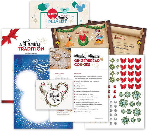 Disney Mickey & Friends Advent Calendar Box Set - with Storybook, Daily Family Activities, and 3D Christmas Tree