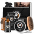 Men's Gift Kit, Beard Grooming Kit for Men, Beard Growth Oil, Beard Balm, Beard Brush, Comb, Scissor, Storage Bag, E-Book, Beard Care & Trimming Set - Mustache Gifts for Him Dad Boyfriend Birthday