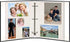 Pioneer Photo Albums Magnetic Self-Stick 3-Ring Photo Album 100 Pages (50 Sheets), Navy Blue