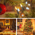 Battery Operated String Lights, 33ft 100 LED Waterproof Christmas Lights Outdoor Mini Lights with 8 Modes for Xmas Tree Bedroom Garden Patio Wedding Party Decor (Warm White)