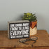 Primitives by Kathy Chevron Trimmed Box Sign, One Drink Away