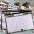 2022 Desk Calendar - 18 Months Extra Large Desk/Wall Calendar, 22" x 17" , Jul 2021 - Dec 2022, Academic Desk Calendar with Corner Protectors