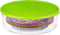 Zilpoo Plastic Pie Container with Lid, 10.5”, Cupcake Carrier, Muffin, Tart, Cookie, Cheesecake Holder, Round Freezer Storage Food Keeper with Cover, Green