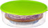 Zilpoo Plastic Pie Container with Lid, 10.5”, Cupcake Carrier, Muffin, Tart, Cookie, Cheesecake Holder, Round Freezer Storage Food Keeper with Cover, Green