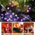 Decorative String Lights, Fluorite Amethyst String Lights Natural Crystal Light 10 ft 30 LEDs Fairy String Light Dreamy Crystal Decoration with USB and Battery Powered for Bedroom (Purple Amethyst)