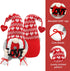 SURCVIO 2 Pack Valentine's Day Gnomes Plush Decorationes, Mr & Mrs Handmade Scandinavian Swedish Tomte Gnome, Valentines Day Decor for Home Tiered Tray Ornaments, Big Valentines Gnomes 10 x 5.5 Inch