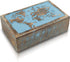 Great Birthday Gift Ideas Handmade Decorative World Map Wooden Jewelry Box Treasure Box Jewelry Organizer Keepsake Box Treasure Chest Trinket Holder Lock Box Watch Box (Blue Wash Finish)
