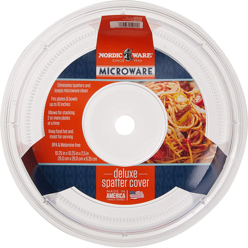 Nordic Ware Deluxe Microwave Cover, 2-Pack, Clear