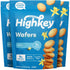 HighKey Gluten Free Vanilla Wafer Cookies - 3 Pack Low Carb Keto Snack Sugar Free Dessert Diabetic Snacks Healthy Diet Friendly Food Sweet for Adults Almond Flour Cookie Zero Sugar Added Protein Treat