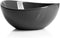 Sweese 125.113 Porcelain Bowl - 64 Ounce for Cereal, Salad and Popcorn - Set of 1, Grey