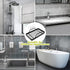 KINCMAX Bar Soap Holder Tray Shower Dish, Wall Mount Bathroom Soap Dishes in Shower Shelf Bathtub Metal Kitchen Sink Rack Sponge Holder Adhesive Soap Caddy Basket Drain Soap Saver Rest Case, SUS304