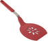 Homi Styles Jumbo Nylon Kitchen Pancake Spatula | Wide Non-Stick Slotted Blade with Floral Cut-Out Design - Great for Pancake Flipper, and Egg Turner | 15 x 6.5 Inches ( Red)