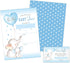 Your Main Event Prints Boy Elephant Baby Shower Invitations, Peanut Baby Shower Invites with Diaper Raffles Cards, Sprinkle, 20 Invites Including Envelopes