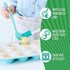GreenLife Bakeware Healthy Ceramic Nonstick, 12 Cup Muffin and Cupcake Baking Pan, PFAS-Free, Turquoise