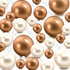 200 Pieces Floating NO Hole Pearls and 10000 Pieces Transparent Water Gels,Floating Pearls for Vases,Pearl Decor,Pearl Decor for Home Weddings Table Party Decor,10/14/ 20mm (Creamy White,Gold)