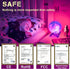 Eguled Moon Lamp inches Galaxy Lamp Night Light 16 Colors LED Moon Light with Stand Remote Touch Control and USB Rechargeable Home D©cor(5.9 inches)