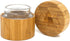 100ml Smell Proof Bamboo Stash Jar For Herbs And Spices | Quarter Oz Discreet Wood Scent Proof Container with Airtight Glass Jar
