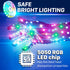 Upgraded 2022 WiFi LED Strip Lights Kit Extra Adhesive 3M Tape - 20 feet 300 LEDs SMD 5050 RGB Light, 44 Key Remote Controller, Flexible Changing Multi-Color Lighting Strips for TV, Room