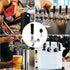 Hgkeke Beer Faucet Stainless Steel Beer Tap Faucet Keg Tap with Beer Faucet Tap Handle, Beer Tap Faucet Plug, Draft Beer Keg Tap Faucet for US Standard Kegerator Beer Tower Beer Shanks Beer Dispensing