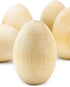 Hygloss Products Wooden Eggs - Unpainted Natural Wood Eggs Great For Easter Crafts - 1-3/4 x 2-1/2 Inches, 12 Pack