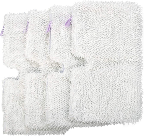 Flammi Steam Mop Replacement Pads for Shark S3500 Series S3501 S3601 S3550 S3901 SE450 S3801CO S3601D S2901 S2902 Steam Pocket Mop, 4 Pack