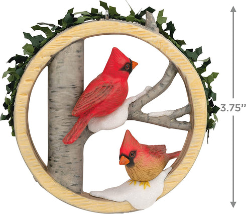 Hallmark Keepsake Christmas Ornament 2021, Marjolein's Garden Christmas Cardinals