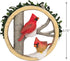 Hallmark Keepsake Christmas Ornament 2021, Marjolein's Garden Christmas Cardinals