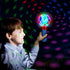 ArtCreativity Easter Gifts for Kids, Red & Blue Light Up Orbiter Spinning Wands, Sensory Toys for Toddlers, Set of 2, 7" LED Spin Toy, Autistic Children, Boys, Girls, Birthday, Classroom Prizes
