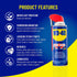 WD-40 Multi-Use Product with SMART STRAW SPRAYS 2 WAYS, 8 OZ - (3-Pack), Clear