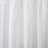 No. 918 Tayla Crushed Texture Semi-Sheer Rod Pocket Curtain Panel, 50" x 108", White