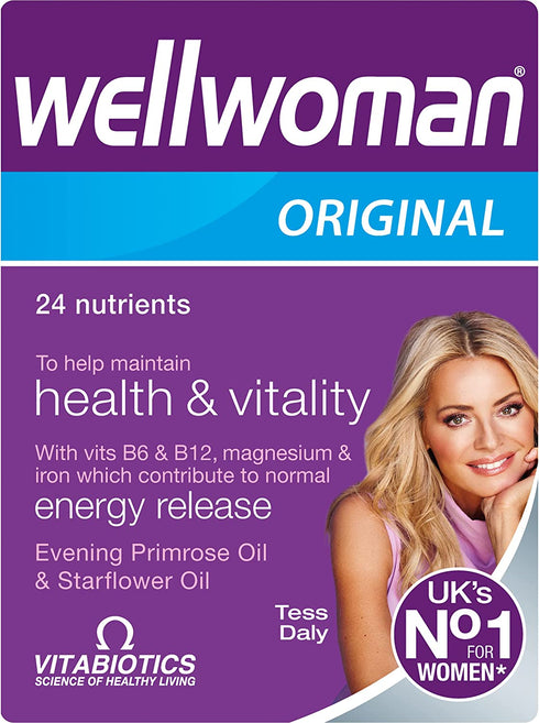 Wellwoman Vitabiotics Advanced Vitamin & Mineral Formula with Evening Primrose & Starflower Oils 30 Capsules