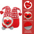 SURCVIO 2 Pack Valentine's Day Gnomes Plush Decorationes, Mr & Mrs Handmade Scandinavian Swedish Tomte Gnome, Valentines Day Decor for Home Tiered Tray Ornaments, Big Valentines Gnomes 10 x 5.5 Inch