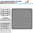 Windscreen4less Outdoor A/C Unit Mesh Cover for Outside Air Conditioner AC Compressor Condenser 36''x36'' Keep Out Leaves Breathable for All Seasons