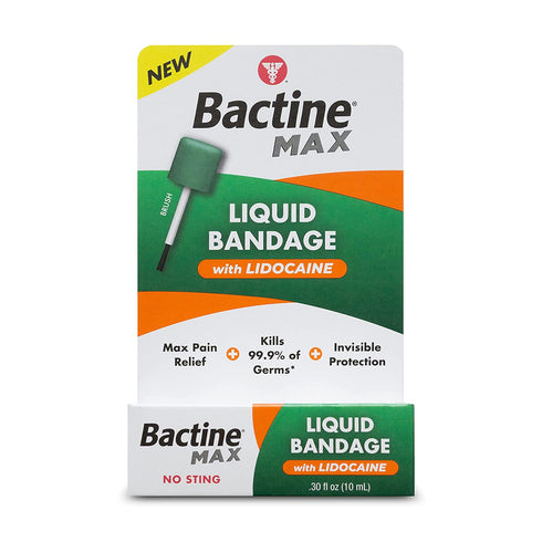 Bactine MAX Liquid Bandage with Lidocaine, .30 fl. Ounce